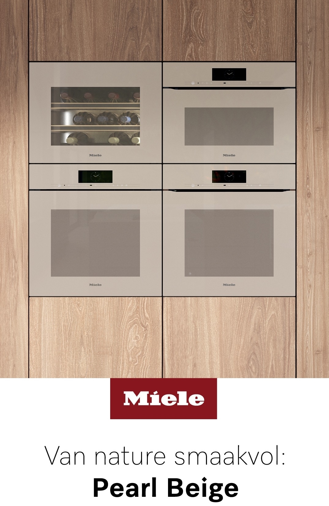 Miele Pearl Beige keukenapparatuur